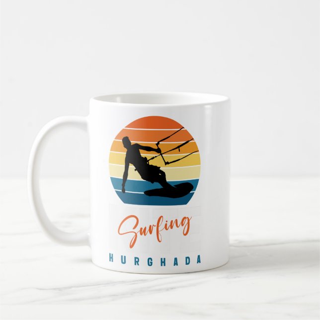 Caneca De Café Kitesurfing Hurghada (Esquerda)