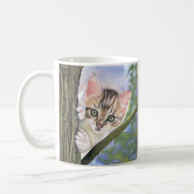 Caneca De Café Kitten coffee or tea mug (Esquerda)