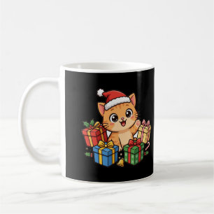 Caneca De Café Kitten da Manhã de Natal
