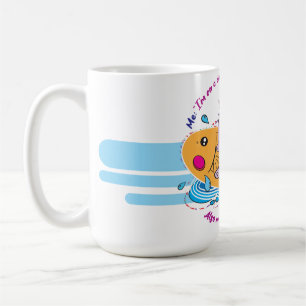 Caneca De Café Kitten E Fish Mug