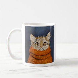 Caneca De Café Kitten Em Um Suéter - Mug De Café Para Pentes De G