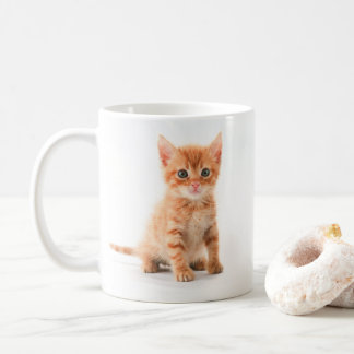 Caneca De Café Kitten Laranja