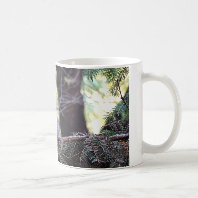 Caneca De Café Kitten Photo Baby Cat, 325 ml de Clássica Branca (Direita)