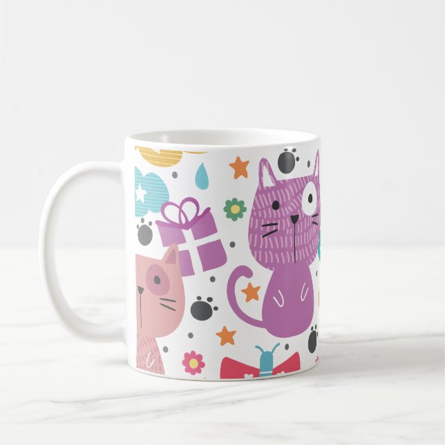 CANECA DE CAFÉ KITTENS FELIZES (Esquerda)