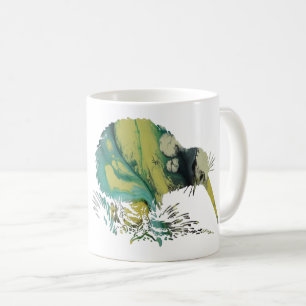 Caneca De Café Kiwi Bird Art