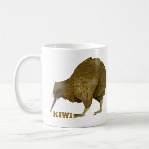 Caneca De Café Kiwi N.Z. Bird