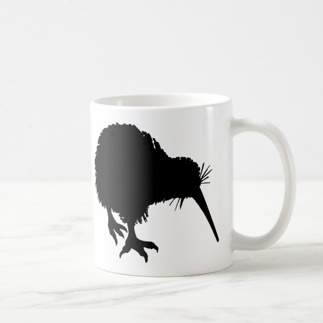 Caneca De Café Kiwi Silhouette (Direita)