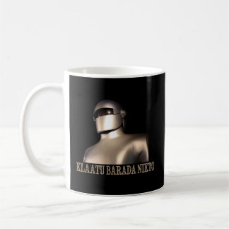 Caneca De Café Klaatu Barada Nikto Robot Sifi