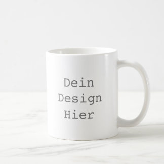 Caneca De Café Klassissche Weiße Tasse 325 ml Selbst Gestalten
