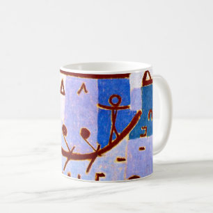 Caneca De Café Klee - Lenda do Nilo, popular abstrato art