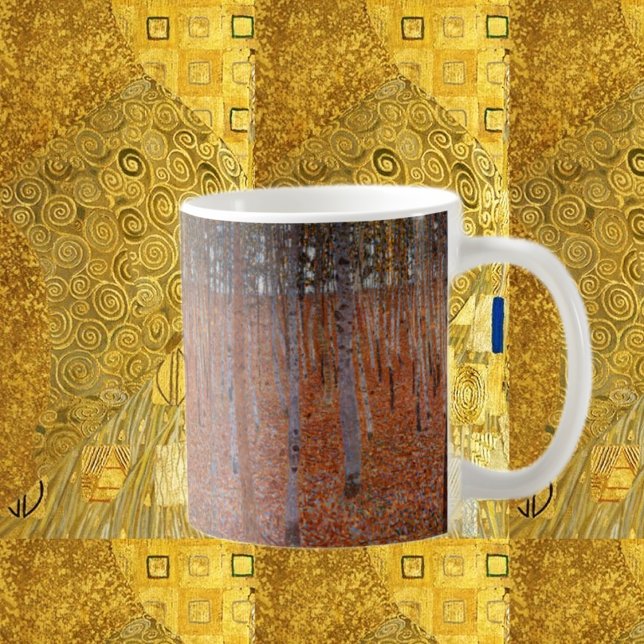 Caneca De Café Klimt Beechwood-Forest (Criador carregado)