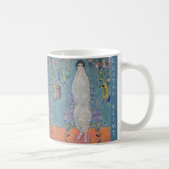 Caneca De Café Klimt – Elisabeth Lederer Portrait – Personalized (Direita)