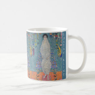 Caneca De Café Klimt – Retrato de Elisabeth Lederer – Personaliza