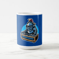 Knight Turntablist - Design de Cartoon DJ Medieval