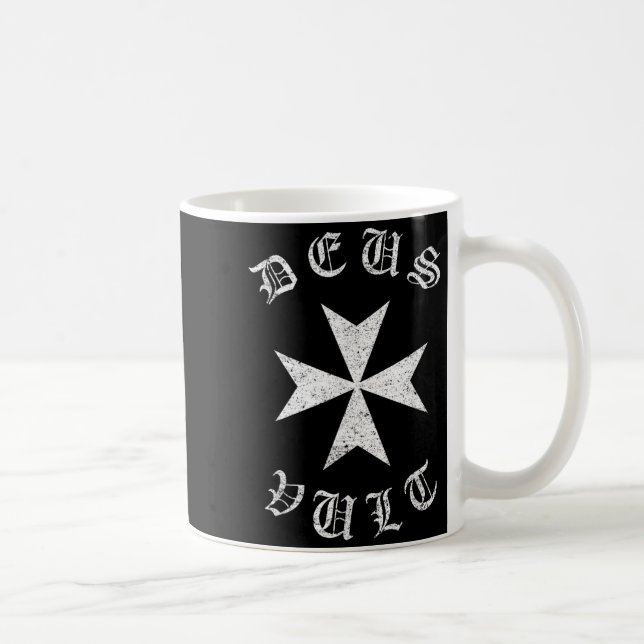 Caneca De Café Knights Hostaller Maltese Catholic Christian Deus  (Direita)
