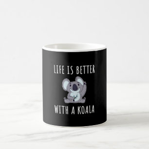 Caneca De Café Koala - A Vida É Melhor Com Um Koala