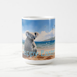 Caneca De Café Koala assistindo o Felz pascoa oceânico