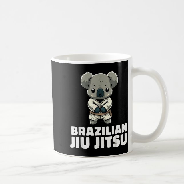 Caneca De Café Koala Jiu Jitsu Brasileiro e Grappling (Direita)