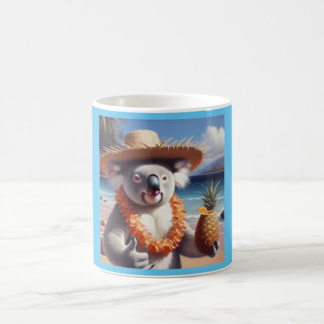 Caneca De Café Koala Luau (Centro)