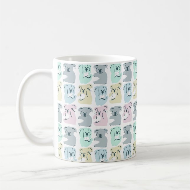 Caneca De Café Koala sour and sweet~white ver. (Esquerda)