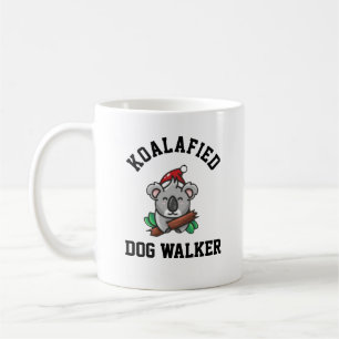 Caneca De Café Koalafied Dog Walker