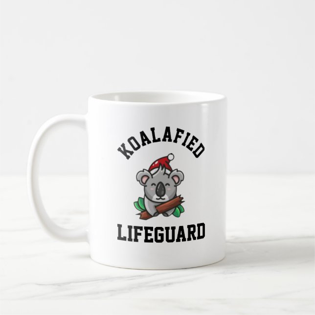Caneca De Café Koalafied Lifeguard (Esquerda)