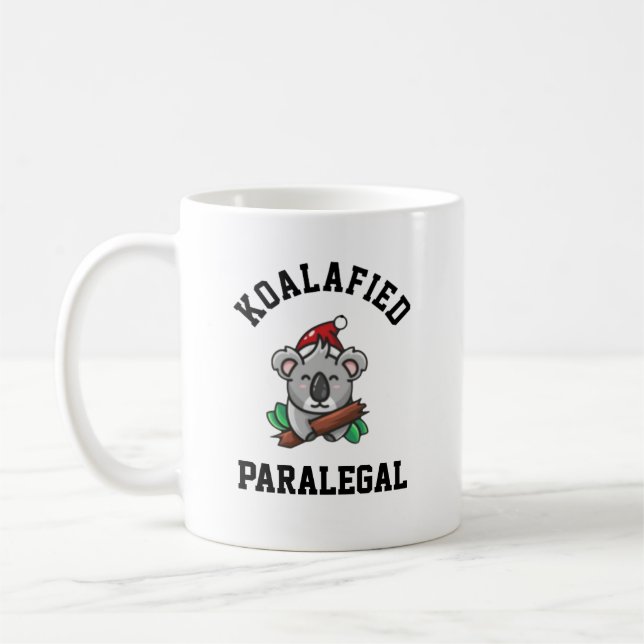Caneca De Café Koalafied Paralegal (Esquerda)