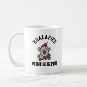 Caneca De Café Koalafied Windsurfer