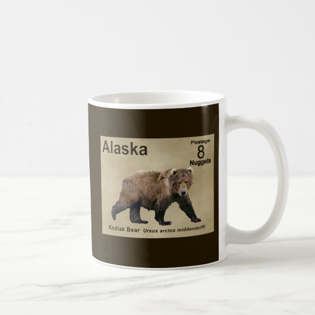 Caneca De Café Kodiak Bear (Direita)