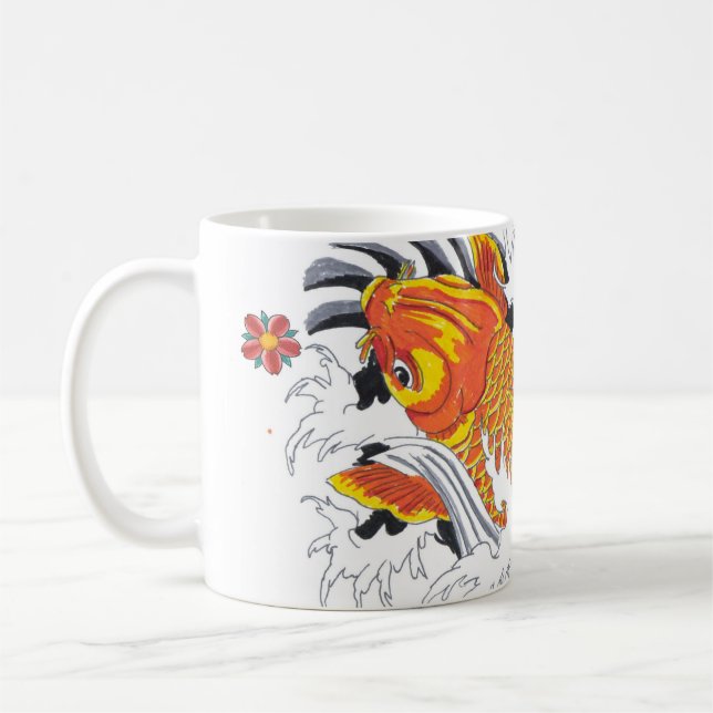 Caneca De Café Koi fish (Esquerda)