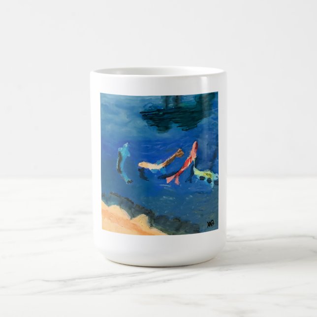 Caneca De Café Koi Pond (Centro)