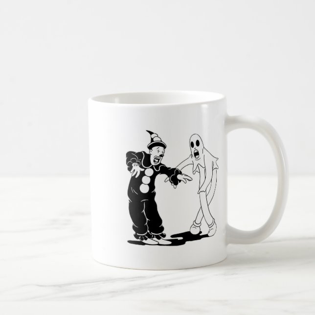 Caneca De Café Koko O Palhaço E O Fantasma Dançando (Direita)