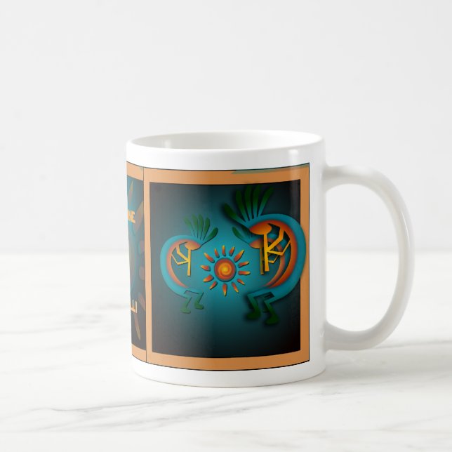 Caneca De Café Kokopelli com Sun Southwest Modelo Mug (Direita)