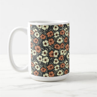 Caneca De Café Koloman Moser Floral