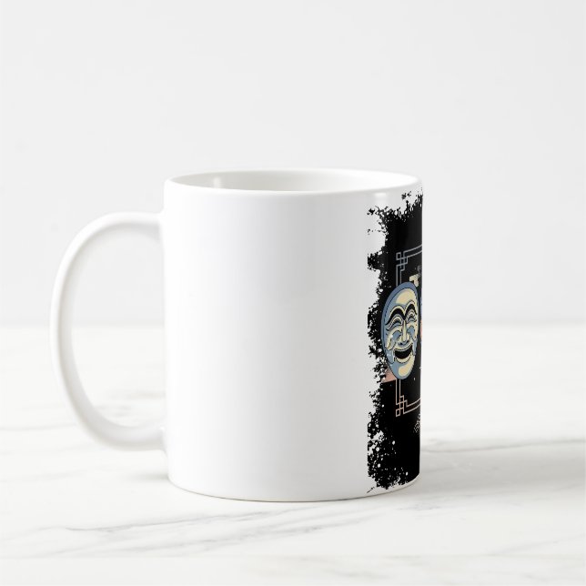 Caneca De Café Korean Traditional Masks (Tal) (Esquerda)