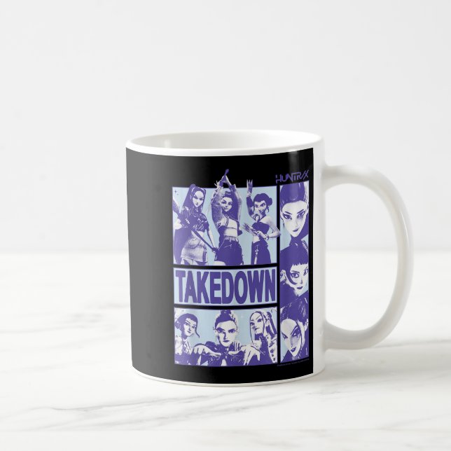 Caneca De Café Kp Demon Hunters Halloween Huntrix Takedown Panel  (Direita)
