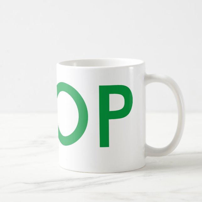 Caneca De Café Kpop | Ventilador de música verde (Direita)