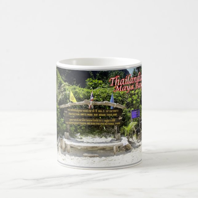 Caneca De Café Krabi - Baía de Maya - Tailândia - (Centro)