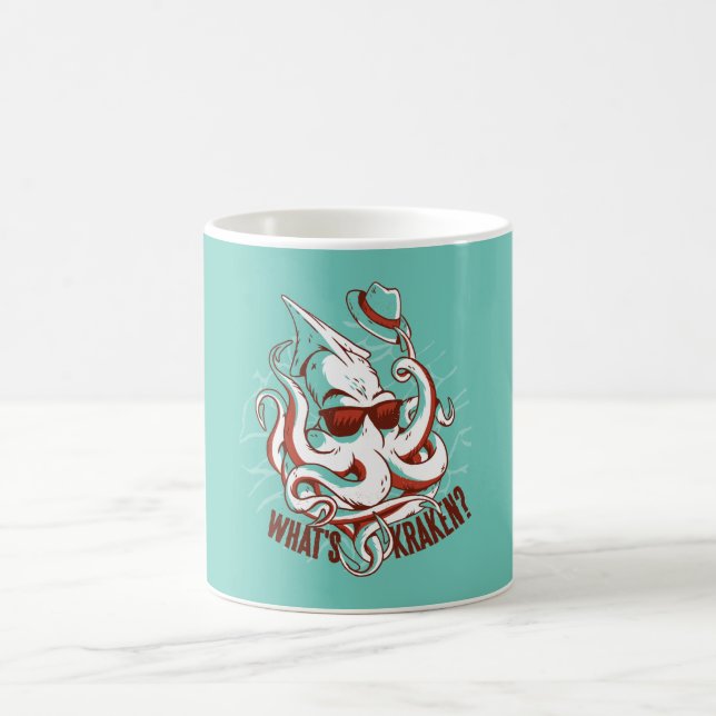 Caneca De Café Kraken Monster Funny (Centro)