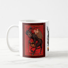 Caneca De Café Krampus Mug com 3 Designs