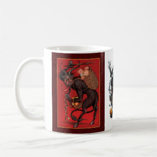 Caneca De Café Krampus Mug com 3 Designs