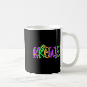 Caneca De Café Krewe Fleur De Lis Carnaval Para Homens Mulheres C