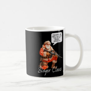 Caneca De Café Kris Kringle Festivo Caça Xmas Santa Claus Camo