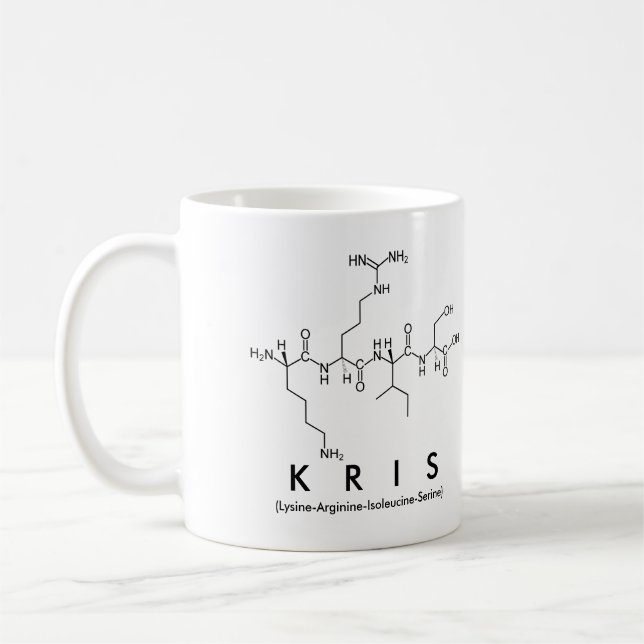 Caneca De Café Kris peptide (Esquerda)