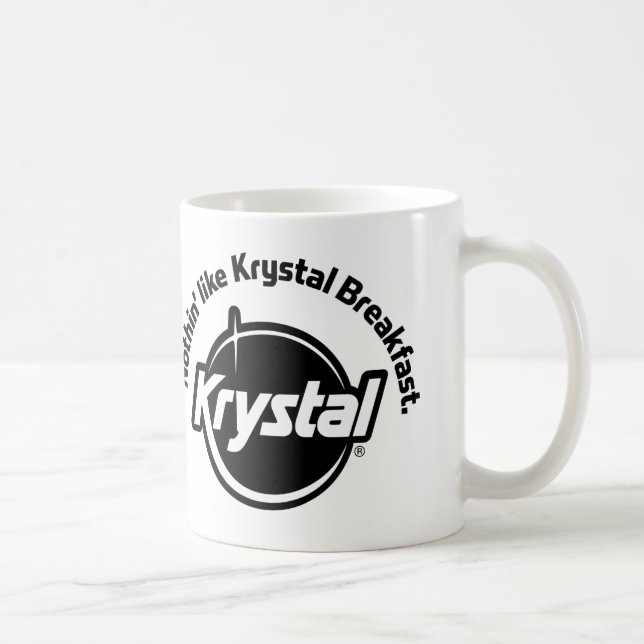Caneca De Café Krystal Nothin gosta do pequeno almoço (Direita)
