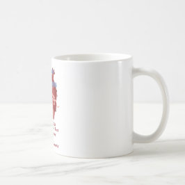 Caneca de café Ku da válvula de AorticPig & arte