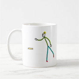 Caneca De Café Kubb Playing Stickman