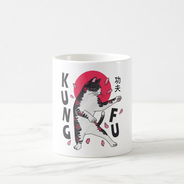 Caneca De Café Kung Fu Cat (Centro)