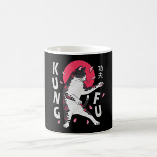 Caneca De Café Kung Fu Cat