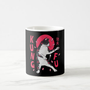 Caneca De Café Kung Fu Cat